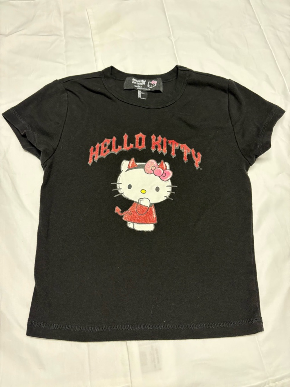 Hello Kitty Black Graphic Tee